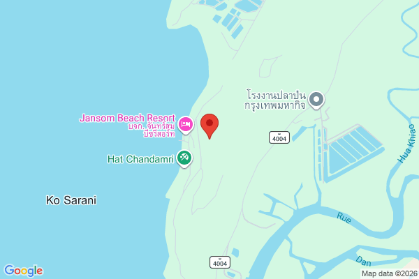 Map of Chandamri Cove Stay near Hat Chandamri pier, Ranong