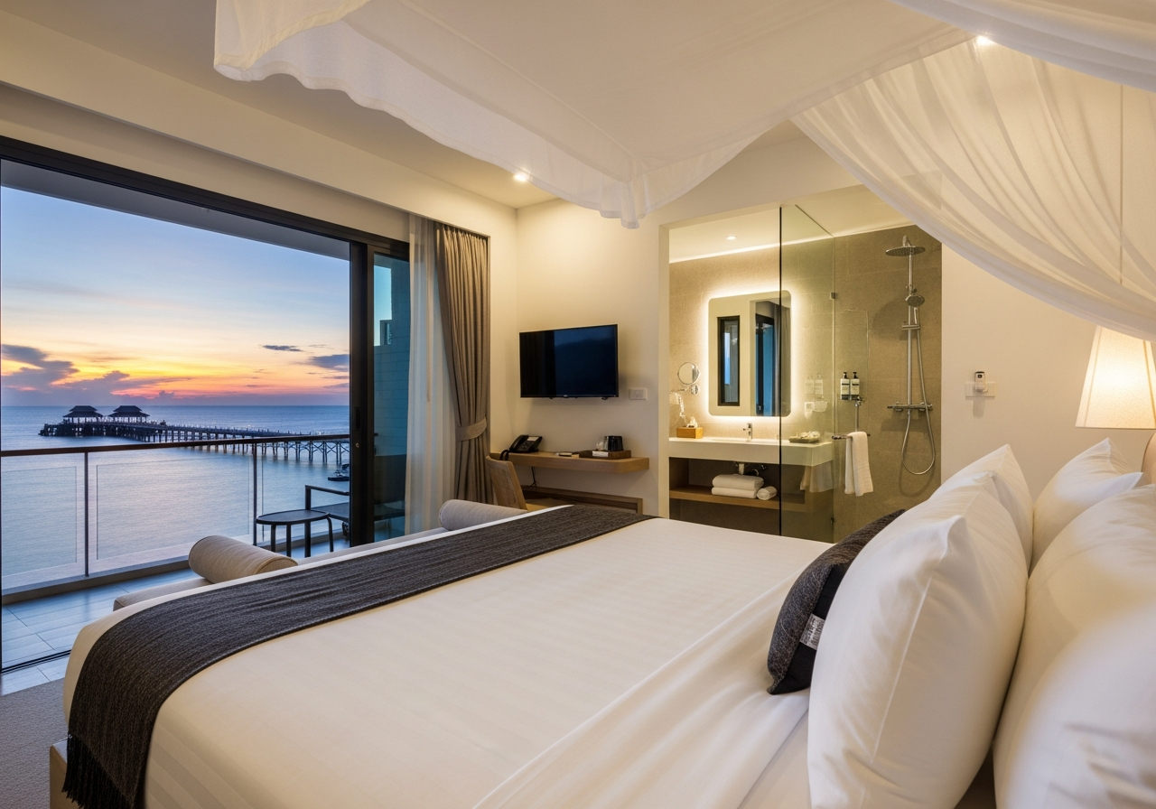 Deluxe room sea view balcony