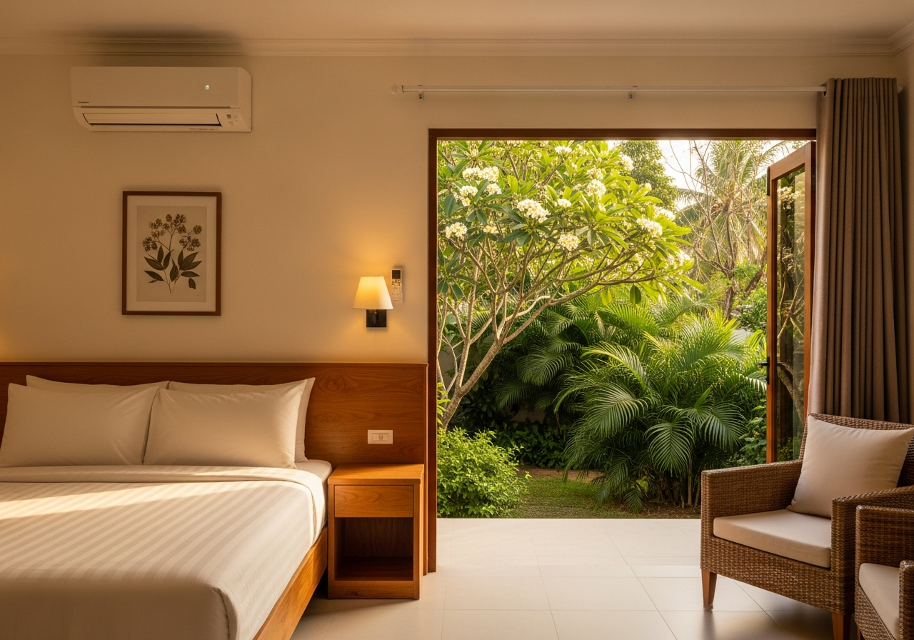 Standard room at Khuk Khak Hotel, Khao Lak