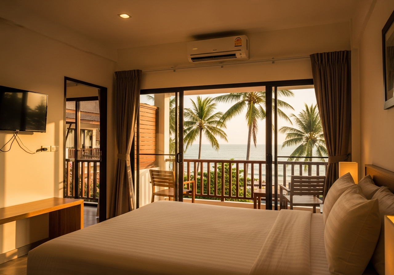 Superior room at Khuk Khak Hotel