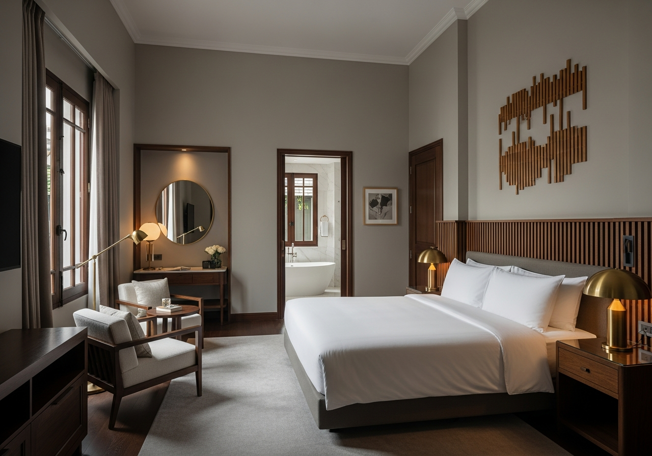 Suite interior with seating nook