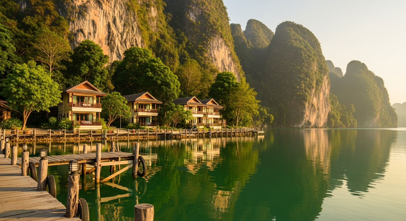 Rim Cheow View at Cheow Lan Lake