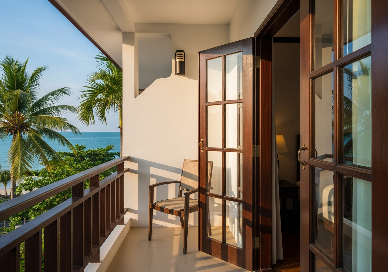 Private balcony